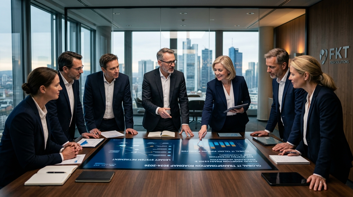 UIX Technologies Mission - Executive IT leadership collaborating on enterprise digital transformation roadmap